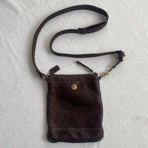 Coach Dark Brown Leather Bag